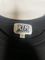 Black and white luxury RTM (running to money)t-shirt